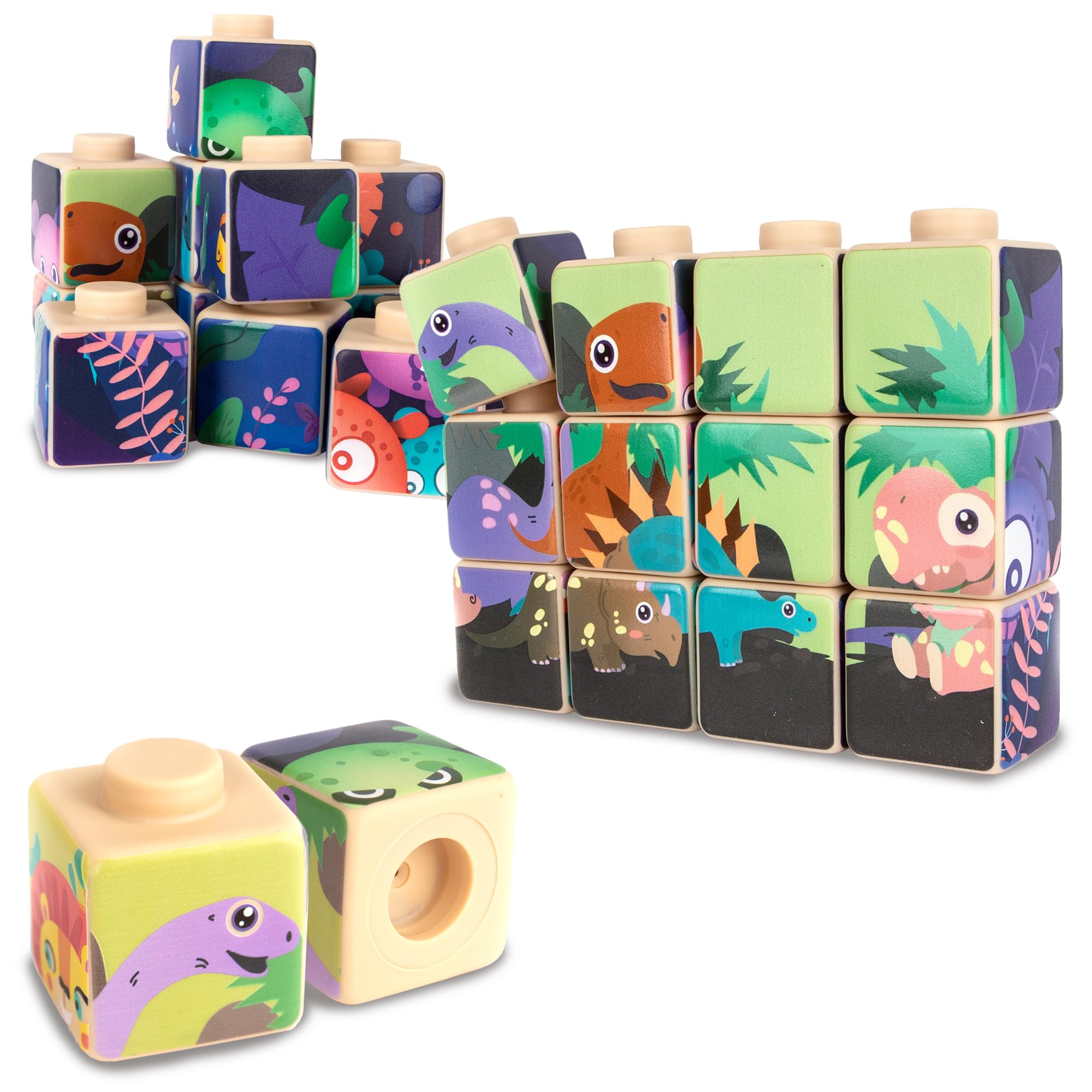 Amazon.com: ArtCreativity Silicone Picture Puzzle Blocks for Kids
